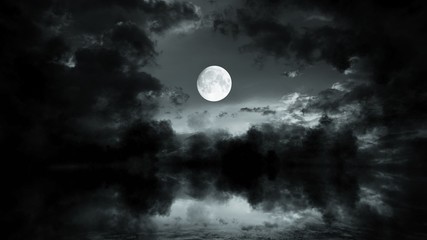 Fototapeta na wymiar Full Moon Night 
