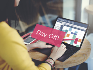 Day Off Vacation Holiday Event Relaxation Concept
