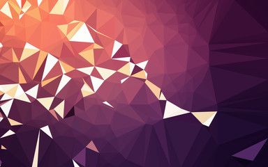 Obraz premium Abstract low poly background, geometry triangle
