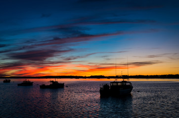 Sunset in Maine