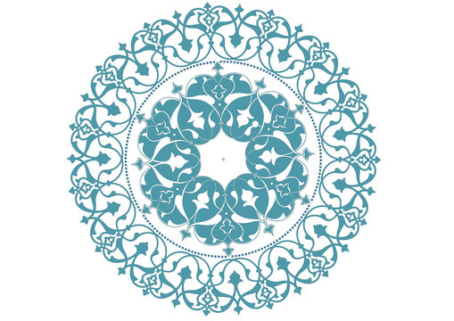 T&uuml;rk - İslam sanatı (Dairesel motif)