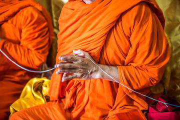 Monk hands for prayer