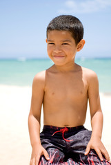 Little Boy at the Beach