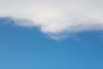 Cloud blue sky