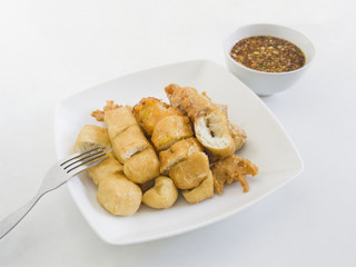 many vegetarian food from tofu