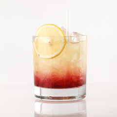 cocktail on the white background