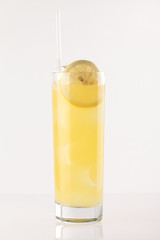 cocktail on the white background