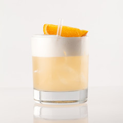 cocktail on the white background