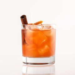 cocktail on the white background