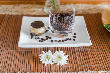 Spa therapy ingredients .