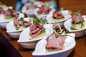 Tasty Cocktail food or appetizer food