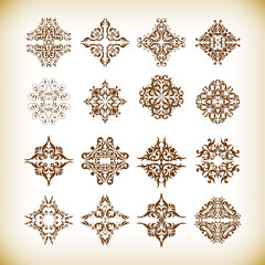  Decorative element collection vintage style for your design