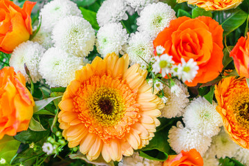 Beautiful flowers  for valentines and wedding scene