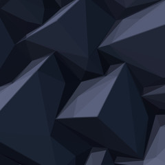 Background with abstract black cubes