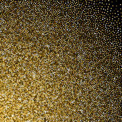 Glitter golden gradient with scattered sparkles