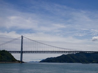 Fototapeta na wymiar Innoshima-bridge,Shimanami-Kaido/Onomichi,Hiroshima
