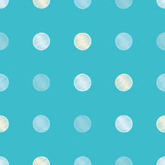 Fototapeta premium Seamless pattern, polka dot fabric, wallpaper, vector. Seamless pattern can be used for wallpaper, pattern fills, web page background, surface textures. Print. Cloth design, wallpaper.