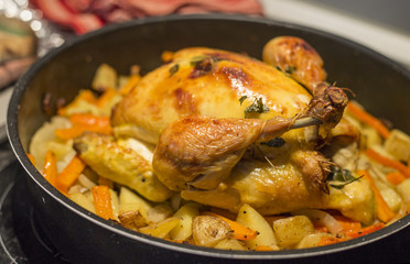 whole roasted chicken