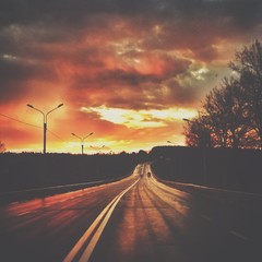 the morning road