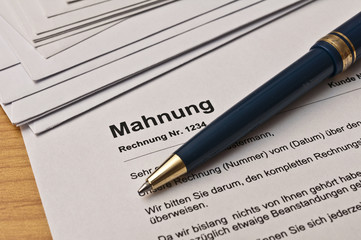 Mahnung