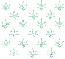 Marijuana background vector