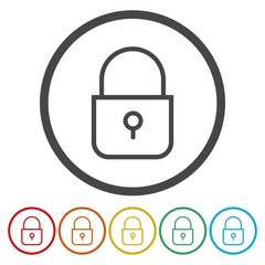 Lock sign icon. Locker symbol