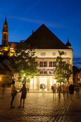 Theater Meißen am Abend