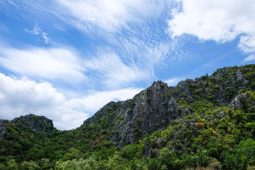 Obraz premium High mountain view in Thailand