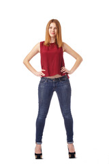 Fototapeta premium Girl Posing