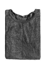 Folded sweatshirt isolated