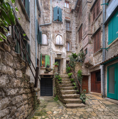 architecture of Rovinj (Rovigno). Istria. Croatia.