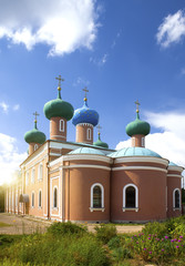 Fototapeta na wymiar Tikhvin Assumption Monastery, a Russian Orthodox, (Tihvin, Saint Petersburg region, Russia)