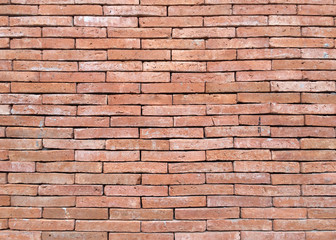 Outdoor brick wall background.
