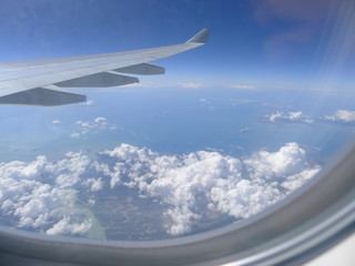 from plane