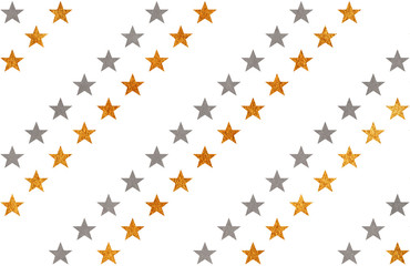 Watercolor stars pattern.