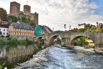 Obraz premium Runkel an der Lahn