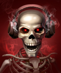 skull headphones