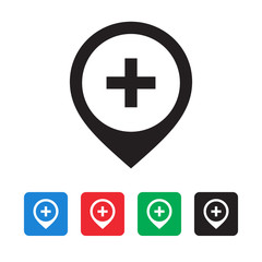 Fototapeta premium location icon
