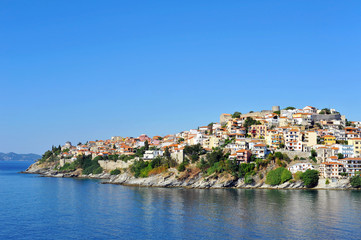 Fototapeta na wymiar Kavala cityscape, Greece