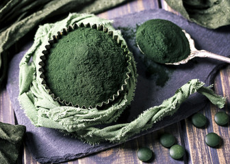 Spirulina powder