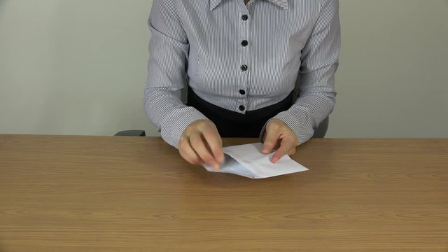 hand give euro cash banknote bribe to clerk in suit. 4K