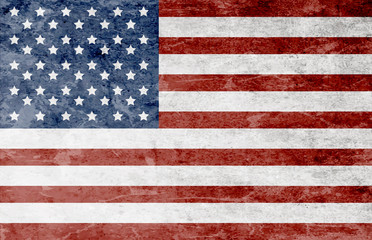 Grunge American flag