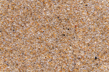 Sandy beach background macro sand texture