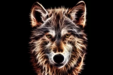 Zelfklevend Fotobehang Wolf Wolf