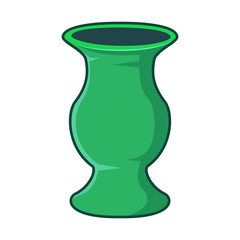 vase isolated illustration