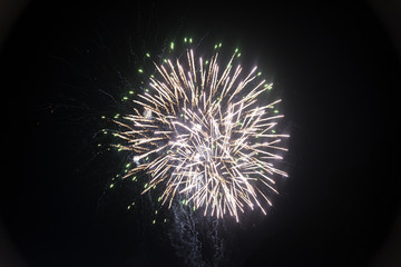 Fireworks at Lecco (Italy)