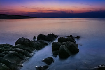 Fototapeta na wymiar Croatian sunset