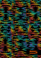 Abstract background with rainbow print. Eps 10 Vector illustration