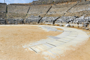 Ancient theatre at Filipi, Greece