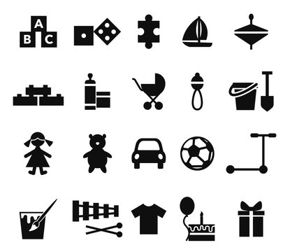 Child store section vector symbols set